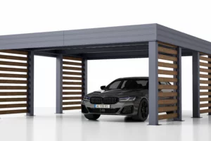 Dubbele Stalen Carport Amelia SR, 6x6, 36m²