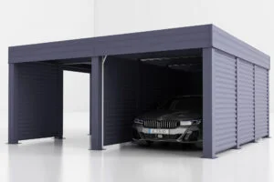 Dubbele stalen carport met berging Amelia S, 6x7.8, 44m²